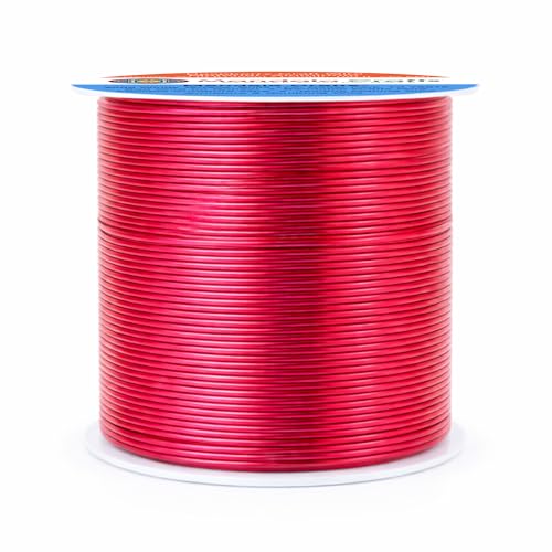 Image of Mandala Crafts 20 Gauge Raspberry Anodized Aluminum Craft Wire, 100 FT | Colored, Flexible, Bendable, for Bonsai, Armature, Sculpting, Wire Wrapping, Jewelry Making, Weather & Tarnish Resistant