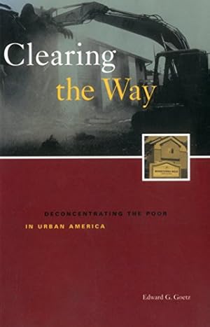 Clearing the Way: Deconcentrating the Poor in Central American (Urban Institute Press)
