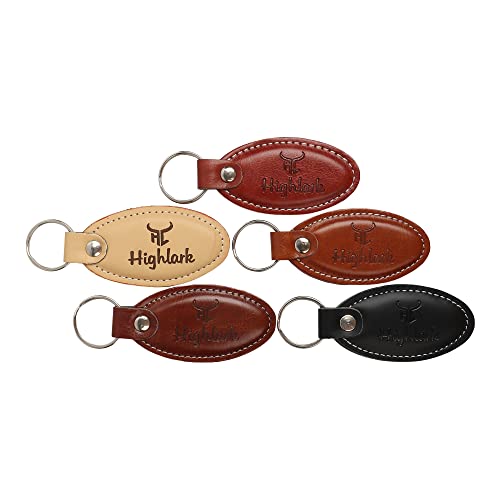 Image of Signature Leather Finish Keychain for Men & Women | Durable Metal Key Holder for Car and Bike Keys | Elegant Everyday Accessory