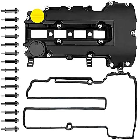 A-Premium Engine Valve Cover, with Gasket & Oil Filler Cap, Compatible with 2011-2021, Chevy Cruze Sonic Trax Volt, Buick Encore, Cadillac ELR, 1.4L Turbo Gas, Replace # 55573746 25198498 264-968