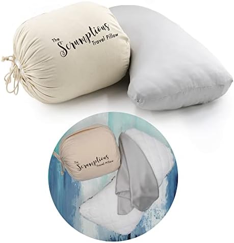 Honeydew Scrumptious Travel Pillow – Made in USA with Cooling Copper Gel Fill – CertiPUR Certified – Adjustable Travel Companion for Airplane & Traveling - Ergonomic Neck & Shoulder Support