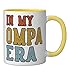 In My OMPA Era Retro Funny Fathers Day Vintage Ceramic Mug, Yellow/White