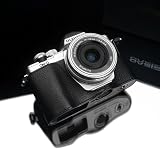 Gariz XS-CHEM10IIBK Geniune Leather Half Case for Olympus E-M10II EM10II Black