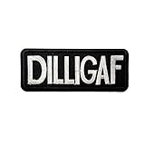 4" Do I Look Like I Give A F*** Novelty Biker Vest Embroidered Iron on sew on Patch Badge Motorcyle