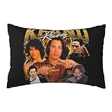 Keanu Muisc Reeves Double Sided Plush Pillowcase Soft Sided Plush Throw Print Cushion Cover 20x30in