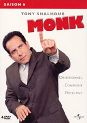 Monk: L'intégrale de la saison 6 - Coffret 4 DVD [Import bel