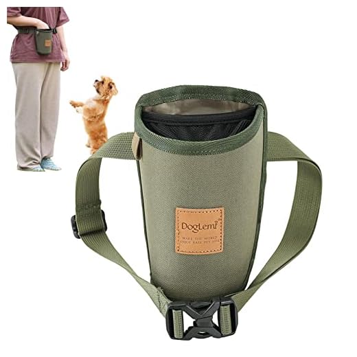 Saco do deleite do cão,treinamento agilidamultiuso para cães - Bolsa ração para cachorro com alça ombro para caminhada para treinamento agilidaem casa Littryee