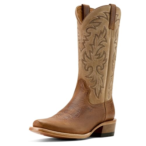 Ariat Men's Futurity Champ Cowboy Boot, Tan Tone/Truly Taupe, 10.5
