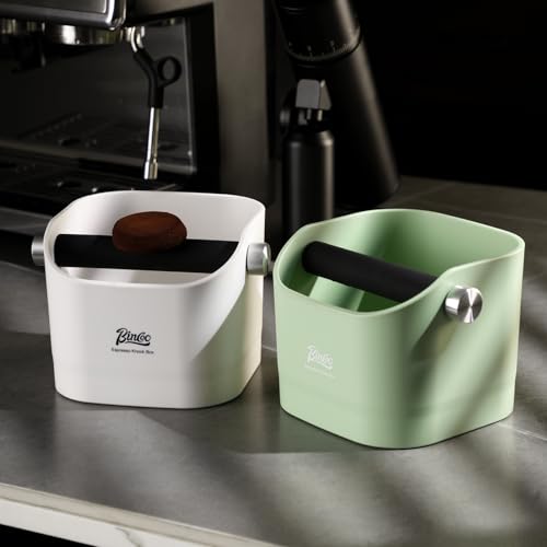 Boîte à frapper pour machine à expresso Bincoo verte avec base stable - 5