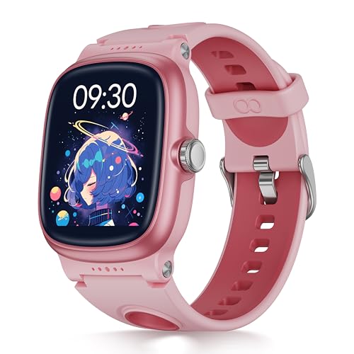 Montre Connectée Enfant, Montre Intelligente Étanche IP68 avec 20 Modes de Sport Podomètre, 19 Jeux, Moniteur de Sommeil, Excellent Cadeau pour Garçons et Filles de 6 à 11 Ans, Noir