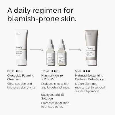 The Ordinary Salicylic Acid 2% Solution, Acne-Fighting Serum for Blemish-Prone Skin