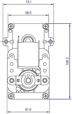 Miniatura 8 de Motor Reductor De Velocidad: 5 Rpm, Diámetro Del Eje: 8,5 Mm. Para Estufas De Pellets Y Chimeneas