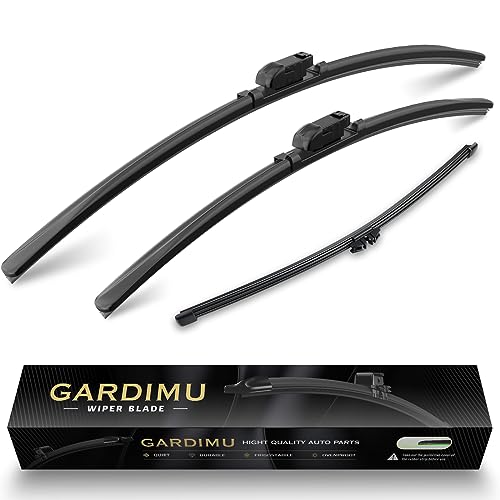 Image of Front and Rear Windshield Wiper Blades, 3 Pcs Front and Back Windshield Wipers Blades for BMW X3 G01 2018-2024, Car Window Wiper Blades for X3 G01 2018 2019 2020 2021 2022 2023 2024