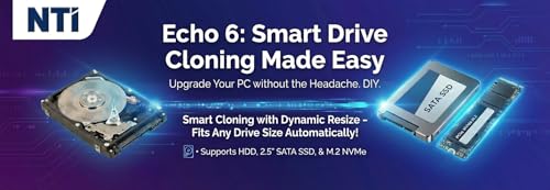 Kit de clonación NTI v6 software actualización SSD M.2 NVMe con carcasa externa USB 3