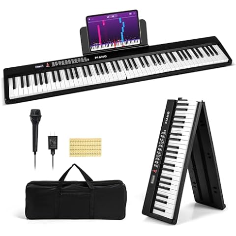 Costzon 88-Key Folding Piano Keyboard Cover