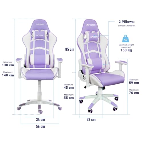Ant Esports 9077 Ergonomic Gaming Chair - Image 2 of 5