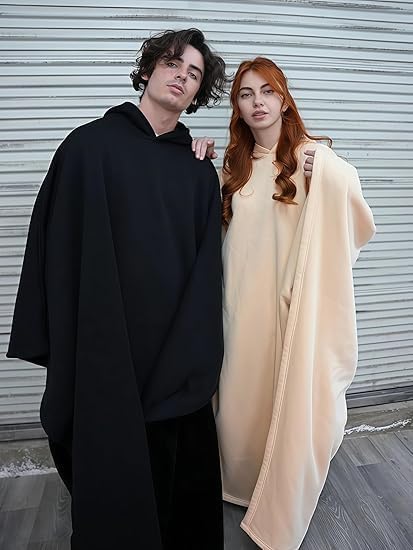 Cloak Hoodie, Arcane Hoodie, Loose Blanket Hoodie, Oversized Long Sleeve Sweatshirt, Calming Cloak Hoodie, Unisex - Image 3