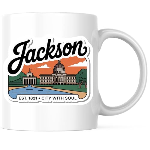 Bliss Monkey Jackson MS Coffee Mug 11oz Souvenir BMCM19227