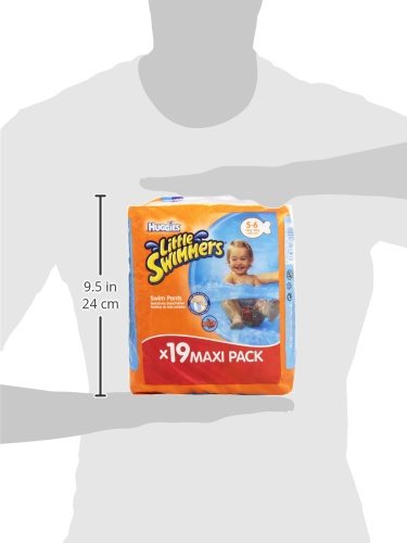 Huggies Little Swimmers Schwimmwindeln Gr.5/6 (12-18 kg), 1 Packung mit 19 Stück, Windeln für Jungs und Mädchen