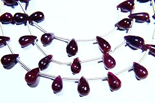 Rubis naturel en fil de perles briolettes pour sublimer vos looks bohèmes et chics