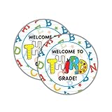 Teacher Must Haves, Back to School Stickers - 40 Pcs Welcome to Third Grade Reward Decals, 3rd Grade Classroom Essentials & Fun Decor