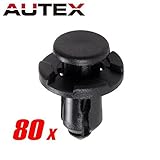 PartsSquare 80pcs Replacement for Subaru Car Retainer Clips Auto Body Retainer Fasteners Rivet Kit Bumper Fender Clips Fender Liner Fastener Clamps