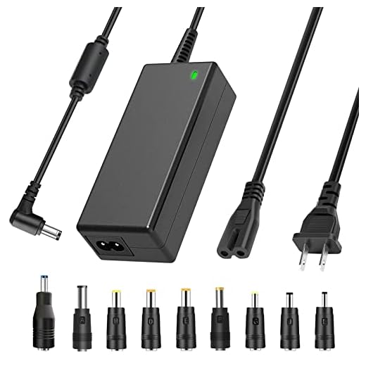 Gonine 19V 3.42A Universal Laptop Charger Cord, 19Vdc 65W AC to DC Power Supply Adapter for 19Volt Gateway Toshiba Acer Asus Lenovo HP Notebook JBL Speaker Samsung LG LCD Monitor.