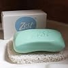 Zest Deodorant Bar Soap - Aqua - Moisturizing Body Soap Bar for Men and Women - Gentle Paraben Free, Phthalate-Free Formula - With Vitamin E - 4 pc