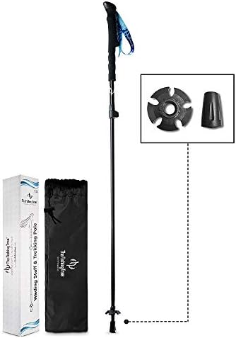 1 Wading Staff, Collapsible Pole, 3 Pieces, Light Weight Poles, Sticks for Hiking & Trekking