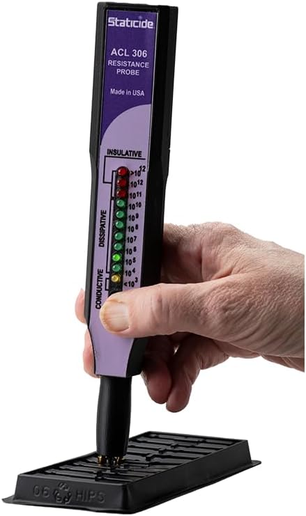 Staticide 306K Two-Point Resistance Meter with Checker Board