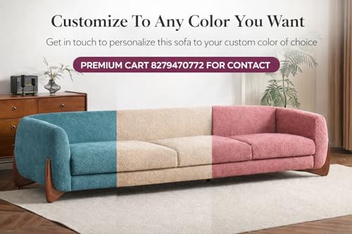 Image of Luxurious Velvet Uphostered Contemperory Sofa Set with Cushion Chaise Lounge, Sectional Sofa Perfect for Your Living Room,Guests Room & Office (Teak Wood Lyegs (Dark Grey))
