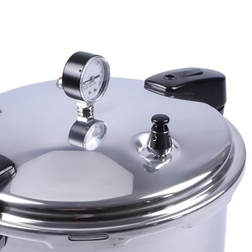 Depisuta Aluminum Pressure Cooker, 23L Large Capacity Pressure Canner Cookware with Meter Anti Stick Explosion Proof Rice Cooker with Safety Valve for Gas Stove Commercial - Image 7