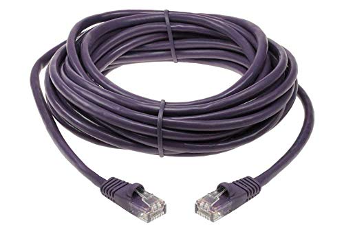 Cable de red Cat 5E UTP 7.62 m color púrpura miniatura 1