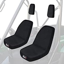 StarknightMT UTV Rhino Seat Covers Water-Resistant Seat Covers Compatible with Rhino 700 660 450 2004-2021 1680D Fabric Black
