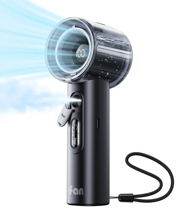 KIMMOO 100-Speed Turbo Misting Fan