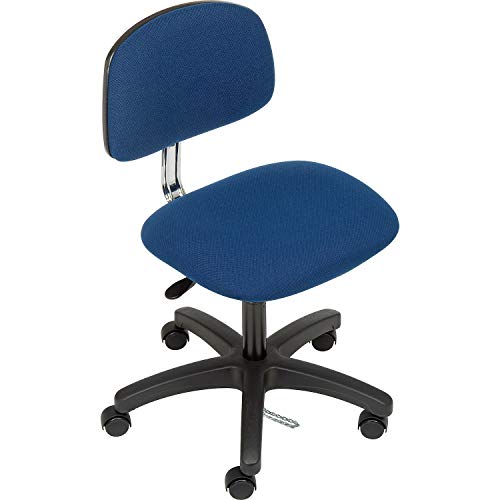 Global Industrial ESD Chair, Fabric, Navy, Armless, Mid Back