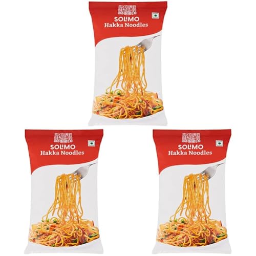 Image of Amazon Brand - Solimo Hakka Noodles | 900g (Pack of 3)