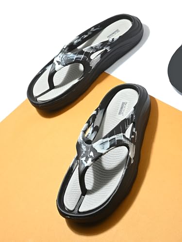 Image of DOCTOR FEEL SOFT Men Cushioned Thong Slippers with Soft Footbed, Lightweight Comfortable Everyday Wear Slippers, Flexible Sole for Indoor Outdoor Use and Relaxed Walking