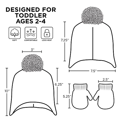 Dc Comics Boys Toddler Winter Hat And Mitten With Sherpa Lining, Super-Pets Beanie For Ages 2-4 #TOP5