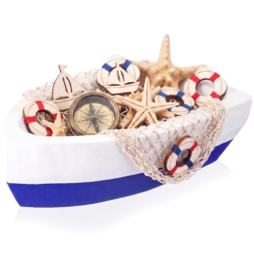 LemonRoad Sailboat Wooden Dough Bowl