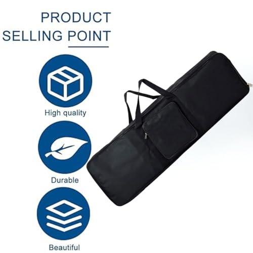 Image of MOCKING BIRD 61 Keys Padded Keyboard Bag -Compatible with Yamaha PSR-F52, F51, E263 & Casio CTK 2550, CTK 3500, CT-S200, CT-S300 - 38-Inch Waterproof Piano Cover with Extra Pocket