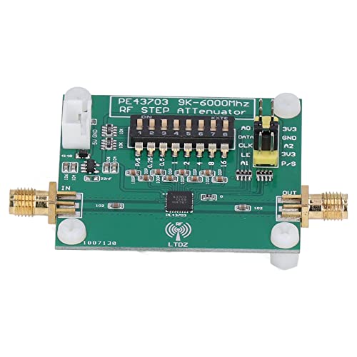 dc 5v attenuator module pe43703 digital rf attenuator module 9k4ghz bandwidth 025db to 3175db programmable gain attenuator board