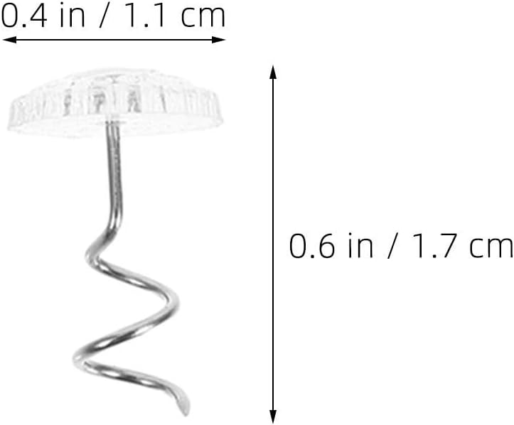 150pcs Upholstery Pins for Furniture and Bed Skirts, Stainless Steel and Plastic Twist Pins with Heads, Firm Hold and Invisible Elegance for Home Decor and Daily Cleaning Routines