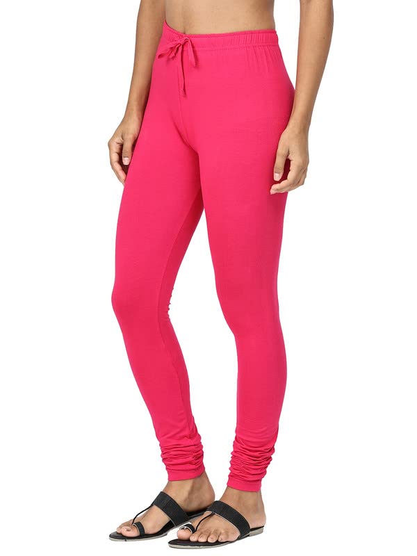 Image of Robinbosky Cotton Churidhar Leggings for Women - Stylish, Stretchable & Flattering Fit for All-Day Comfort