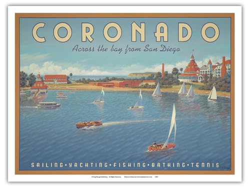 Coronado Island Calif. - Across the Bay from San Diego Poster Print