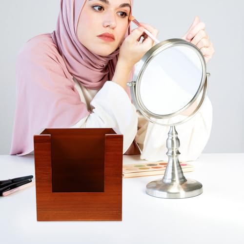 Cabilock Caixa De Cartão De Receita De Madeira Suporte De Cartão De Receita Rústico Caixa De Cartão