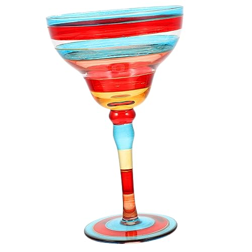 Gatuida Vidrio Pintado Mano Copa De Margarita Cristalería De Cóctel Pintada Para Cóctel Decoración De Copas De Margarita