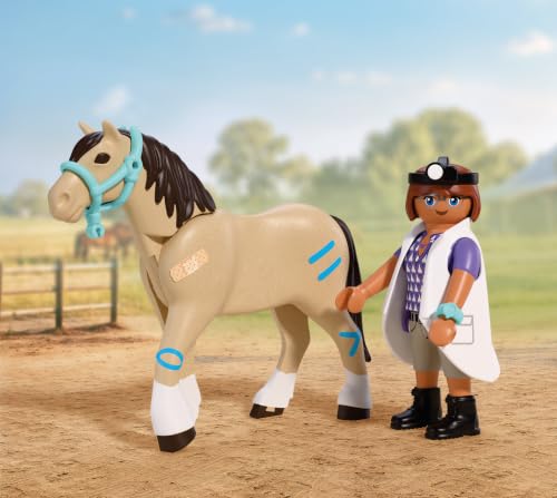 PLAYMOBIL I love horses 72128 Clinique vétérinaire et cheval - vue 3