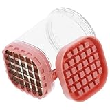 SHINEOFI Multifunktionaler Gemüseschneider und Obstwürfler Manuell Kompakter Küchenhelfer mit Integriertem Auffangbehälter Robuster Gemüsehobel für Kartoffeln Tomaten und Eier Leicht zu