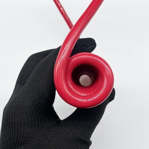 Câble enroulé droit extensible rouge pour atelier et studio créatif